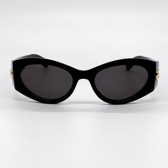 NEW GUCCI GG1401S 001 WOMEN OVAL FRAME SUNGLASSES GUCCI GG1401S - Picture 4 of 13
